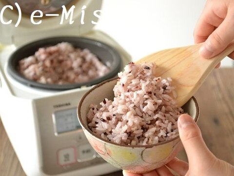 【簡単】炊飯器で雑穀ごはん